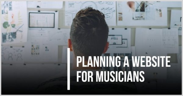 Planning a website for musicians